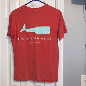 Womens Ale whale tshirt